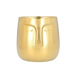 HOMLA Oslonka Face Zlota 15X14 Cm Zloty
