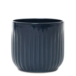 HOMLA Oslonka Na Doniczke Dash Granatowa 14X13 Cm Granatowy Online