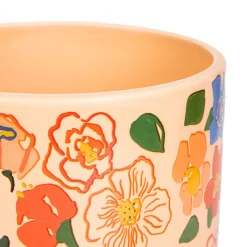 HOMLA Oslonka Na Doniczke Floral Aura W Kolorowe Kwiaty 13,5X13,5X12,5 Cm Hot