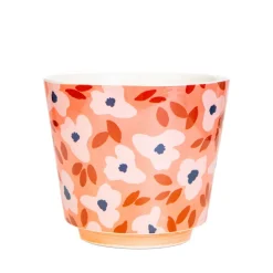HOMLA Oslonka Na Doniczke Floral Aura W Kwiaty 13X13X11 Cm Outlet