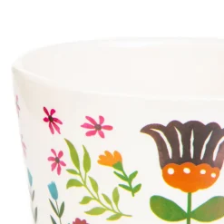 HOMLA Oslonka Na Doniczke Folga W Folkowy Wzor 13X13X11 Cm Clearance