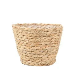 HOMLA Oslonka Na Doniczke Lumbo Pleciona Naturalna 15X12 Cm Clearance