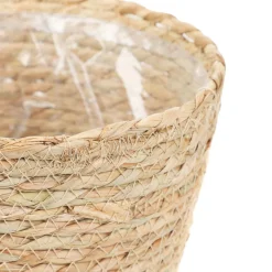 HOMLA Oslonka Na Doniczke Lumbo Pleciona Naturalna 23X19 Cm Outlet