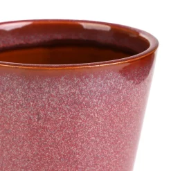 HOMLA Oslonka Na Doniczke Maya Z Podstawka Marsala 13,6X13,6X13,6 Cm Best
