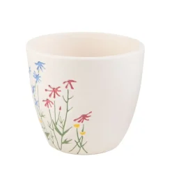 HOMLA Oslonka Na Doniczke Meadow W Kolorowe Kwiaty 13X12X11 Cm New