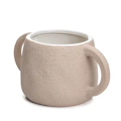 HOMLA Oslonka Na Doniczke Sabbia Z Duzymi Uchwytami Bezowa 25,5X16X13 Cm Online