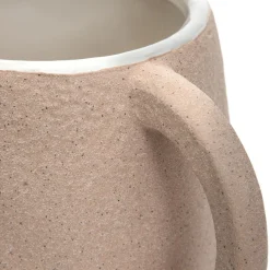 HOMLA Oslonka Na Doniczke Sabbia Z Duzymi Uchwytami Bezowa 25,5X16X13 Cm Online