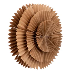 HOMLA Ozdoba Papierowa Z Ledem Shallow Naturalna 50 Cm