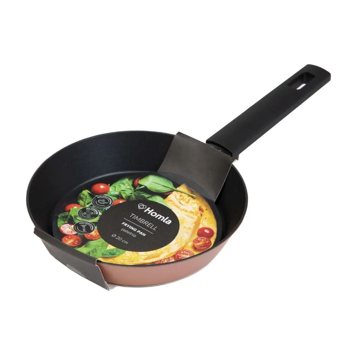 HOMLA Patelnia Timbrell Ceglasta 20 Cm Hot