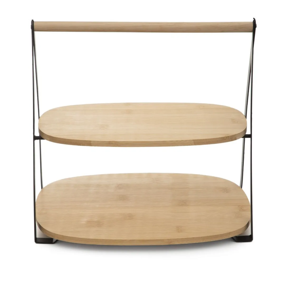 HOMLA Patera Bambou Bambusowa 2 Poziomowa 25X28 Cm Discount