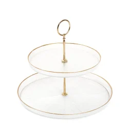 HOMLA Patera Monze Dwupoziomowa Transparentna 21 Cm, 28 Cm Hot
