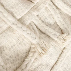 HOMLA Pled Viber Z Plecionymi Warkoczami 130X170 Cm Brazowy Sale