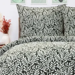 HOMLA Pościel Dessie Z Mikrofibry W Liscie 160X200 Cm Discount