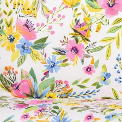 HOMLA Pościel Floral Z Mikrofibry W Kolorowe Kwiatki 140X200 Cm + 1*70X80 Cm Hot