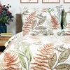 HOMLA Pościel Fougere Satynowa W Liscie 160X200 Cm Wielokolorowy Discount