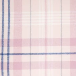 HOMLA Pościel Idaho Flanelowa Rozowa W Krate 160X200 Cm + 1 X 50X60 Cm