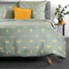 HOMLA Pościel Luro Z Mikrofibry Oliwkowa W Owady 200X220 Cm Mietowy New
