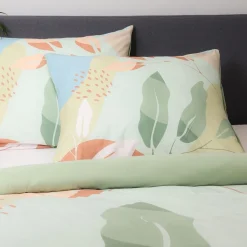 HOMLA Pościel Nirma Z Mikrofibry W Liscie 200X220 Cm Wielokolorowy