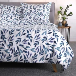 HOMLA Pościel Rinta Z Mikrofibry W Listki 140X200 Cm + 1*70X80 Cm Discount