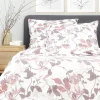 HOMLA Pościel Rosa Z Mikrofibry W Rozowe Liscie 160X200 Cm Rozowy Online