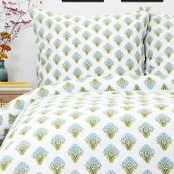 HOMLA Pościel Timothe Bawelniana Wniebieski Wzor 160X200 Cm Discount