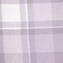 HOMLA Pościel Vella Flanelowa W Szara Krate 200X220 Cm + 2 X 50X60 Cm