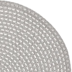 HOMLA Podkladka Do Jadalni Heli Okragla Jasnoszara 38 Cm Szary Clearance