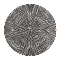 HOMLA Podkladka Do Jadalni Skine Czarna 38 Cm Turkusowy