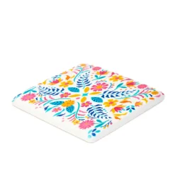 HOMLA Podkladka Melte Ceramiczna Kwiaty Roz Pomarancz Blekit 4 Szt. Outlet