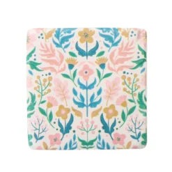 HOMLA Podkladka Melte Ceramiczna Kwiaty Roz Blekit 4 Szt. Sale