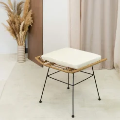 HOMLA PodNożek Jardin Pleciony 60X50X48 Cm Naturalny Outlet
