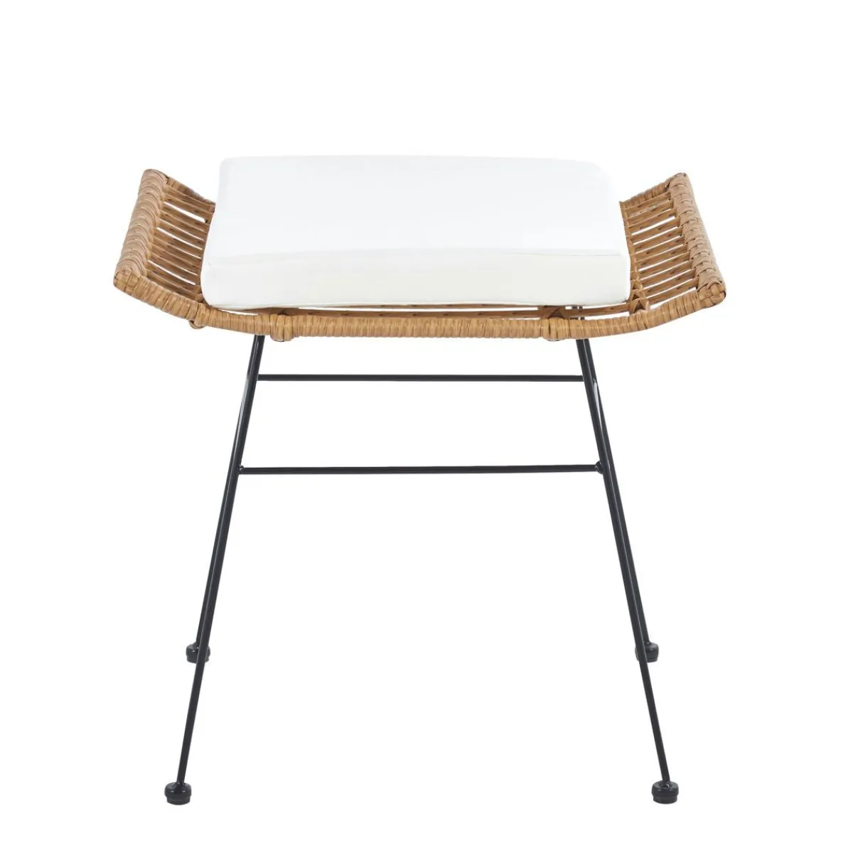 HOMLA PodNożek Jardin Pleciony 60X50X48 Cm Naturalny Outlet