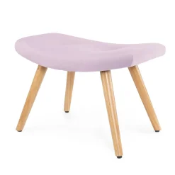HOMLA PodNożek Moss Welurowy 61X41X38 Cm Rozowy Best