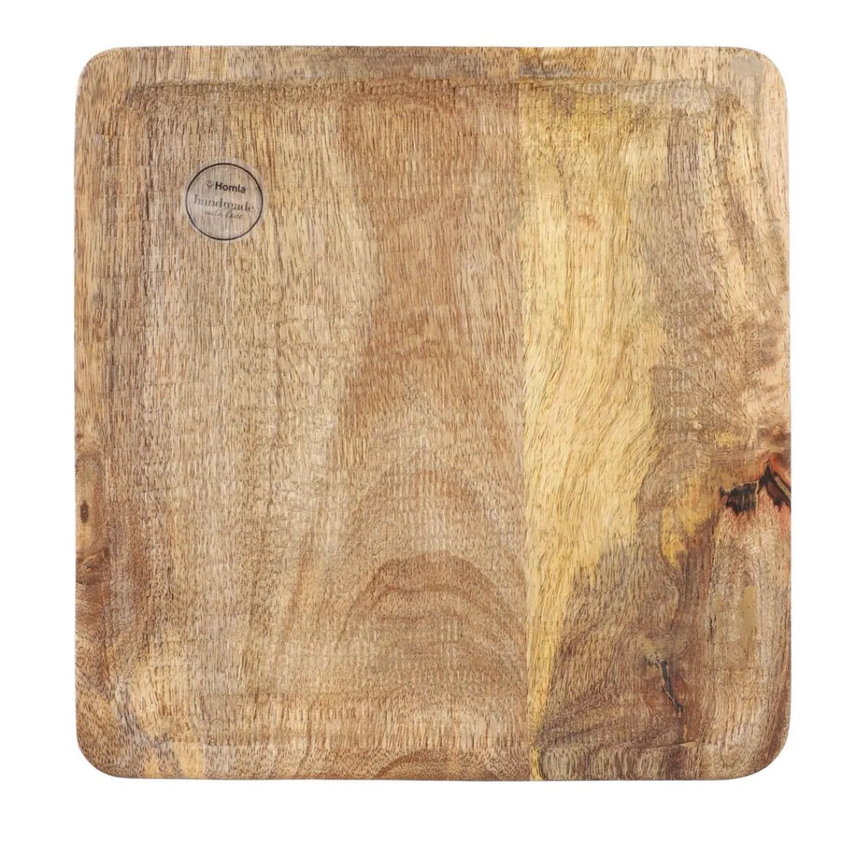 HOMLA Podstawka Abbou Drewniana 25X25 Cm Naturalny
