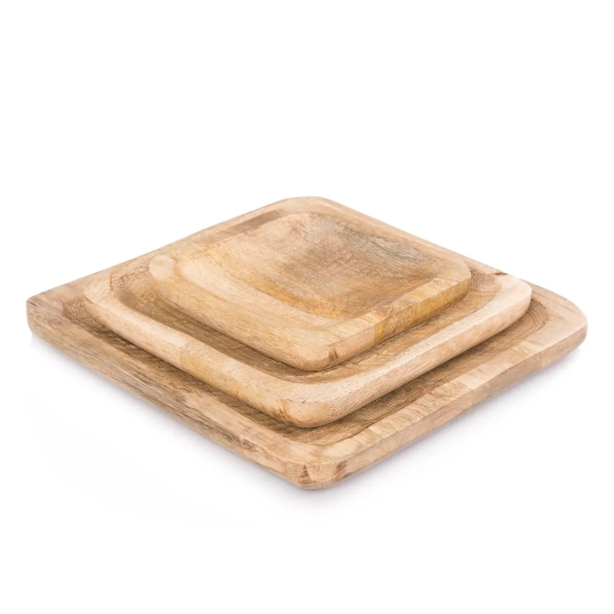 HOMLA Podstawka Abbou Drewniana 20X20 Cm Naturalny Hot