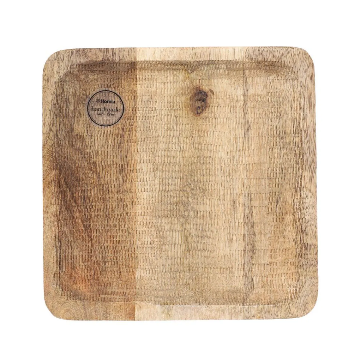 HOMLA Podstawka Abbou Drewniana 20X20 Cm Naturalny Hot