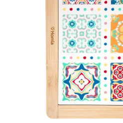 HOMLA Podstawka Ethnic Deska Drewniana Mozaika 20X20Cm Online