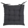HOMLA Poduszka Na Krzeslo Asam Czarna Pikowana 40X40 Outlet