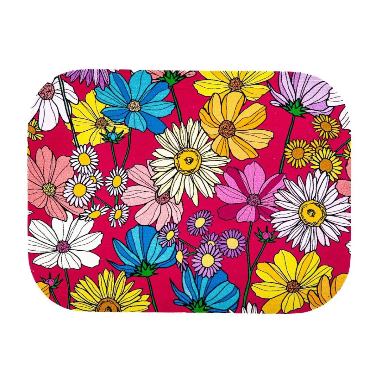 HOMLA Pojemnik Bambou Summer Z Bambusowa Pokrywka W Kwiaty 1,05 L Clearance