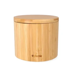 HOMLA Pojemnik Bambou Z Pokrywka Na Magnes M 12X10,5 Cm Naturalny Best