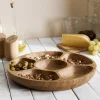 HOMLA Polmisek Bambou Bambusowy Z Przegrodkami 32X4 Cm Naturalny New