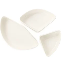 HOMLA Polmisek Felko Z Mi Miseczkami 24 Cm Bialy Outlet