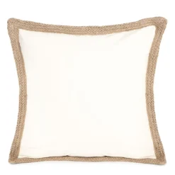 HOMLA Poszewka Arvi Z Jutowa Lamowka 45X45 Cm Ecru New