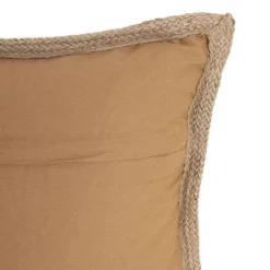 HOMLA Poszewka Arvi Z Jutowa Lamowka 45X45 Cm Brazowy Outlet