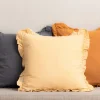 HOMLA Poszewka Elin Muslinowa Bezowa 45X45 Cm Bezowy Online