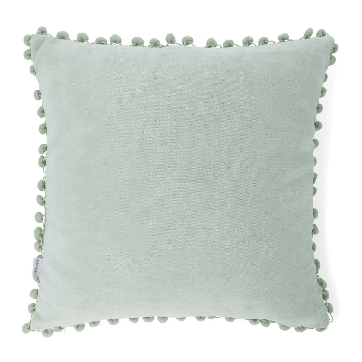 HOMLA Poszewka Eslov Pistacjowa Z Pomponami 45X45 Cm Zielony New