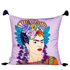 HOMLA Poszewka Frida Kahlo Z Fredzlami 45X45 Cm Sale