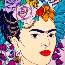 HOMLA Poszewka Frida Kahlo Z Fredzlami 45X45 Cm Sale
