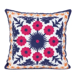 HOMLA Poszewka Ganti W Wyszywane Kwiaty 45X45 Cm Best