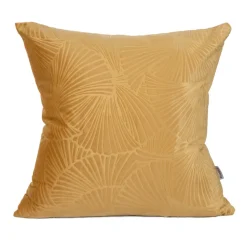 HOMLA Poszewka Kvet Musztardowa Z Wytloczeniami 45X45 Cm Discount